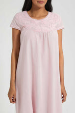 تنزيل الصورة على معرض الصور، Redtag-Pale-Pink-Plain-Nightgown-Nightgowns-Women's-