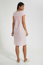 تنزيل الصورة على معرض الصور، Redtag-Pale-Pink-Plain-Nightgown-Nightgowns-Women's-