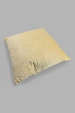 Load image into Gallery viewer, Redtag-Beige-Pinsonic-Velvet-Floor-Cushion-Floor-Cushions-Home-Bedroom-
