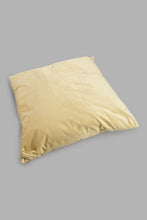 Load image into Gallery viewer, Redtag-Beige-Pinsonic-Velvet-Floor-Cushion-Floor-Cushions-Home-Bedroom-
