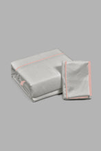 Load image into Gallery viewer, Redtag-Grey-And-Pink-Reversible-2-Piece-Duvet-Cover-Set-(Single-Size)-Colour:Grey,-Colour:Pink,-Filter:Home-Bedroom,-HMW-BED-Duvet-Covers,-New-In,-New-In-HMW-BED,-Non-Sale,-S22B,-Section:Homewares-Home-Bedroom-