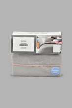 Load image into Gallery viewer, Redtag-Grey-And-Pink-Reversible-3-Piece-Duvet-Cover-Set-(Double-Size)-Colour:Grey,-Colour:Pink,-Filter:Home-Bedroom,-HMW-BED-Duvet-Covers,-New-In,-New-In-HMW-BED,-Non-Sale,-S22B,-Section:Homewares-Home-Bedroom-