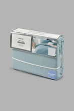 Load image into Gallery viewer, Redtag-Teal-And-Ivory-Reversible-3-Piece-Duvet-Cover-Set-(Double-Size)-Colour:Ivory,-Colour:Teal,-Filter:Home-Bedroom,-HMW-BED-Duvet-Covers,-New-In,-New-In-HMW-BED,-Non-Sale,-S22B,-Section:Homewares-Home-Bedroom-