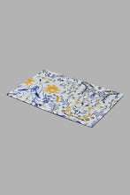 Load image into Gallery viewer, Redtag-Blue-Floral-Print-Reversible-2-Piece-Duvet-Cover-Set-(Single-Size)-Duvet-Covers-Home-Bedroom-