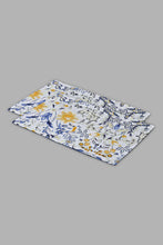 Load image into Gallery viewer, Redtag-Blue-Floral-Print-Reversible-3-Piece-Duvet-Cover-Set-(King-Size)-Duvet-Covers-Home-Bedroom-