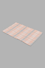 Load image into Gallery viewer, Redtag-Pink-Check-Print-Print-Reversible-3-Piece-Duvet-Cover-Set-(King-Size)-Duvet-Covers-Home-Bedroom-