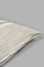 Load image into Gallery viewer, Redtag-Beige-Stripes-Cushion-Floor-Cushions-Home-Bedroom-