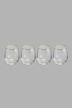 تنزيل الصورة على معرض الصور، Redtag-Clear-Tumbler-Set--With-Gold-Rim-(4-Piece)-Tumblers-Home-Dining-