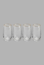 تنزيل الصورة على معرض الصور، Redtag-Clear-Tumbler-Set--With-Gold-Rim-(4-Piece)-Tumblers-Home-Dining-