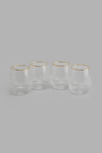 تنزيل الصورة على معرض الصور، Redtag-Clear-Tumbler-Set--With-Gold-Rim-(4-Piece)-Tumblers-Home-Dining-