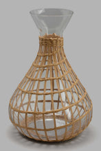 Load image into Gallery viewer, Redtag-Brown-Glass-Decanter-With-Weaving-Jugs-Home-Dining-
