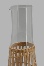 تنزيل الصورة على معرض الصور، Redtag-Brown-Glass-Decanter-With-Weaving-Jugs-Home-Dining-