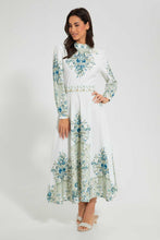 تنزيل الصورة على معرض الصور، Redtag-Placement-Print-Maxi-Dress-Dresses-Women's-