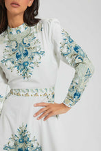 تنزيل الصورة على معرض الصور، Redtag-Placement-Print-Maxi-Dress-Dresses-Women's-