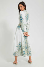 تنزيل الصورة على معرض الصور، Redtag-Placement-Print-Maxi-Dress-Dresses-Women's-