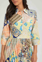 تنزيل الصورة على معرض الصور، Redtag-Yellow-Printed-Midi-Dress-Dresses-Women's-