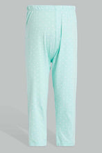 تنزيل الصورة على معرض الصور، Redtag-Mint-Smile-Printed-Polka-Dot-Pyjama-Set-Pyjama-Sets-Infant-Girls-3 to 24 Months