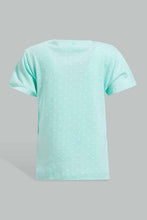 تنزيل الصورة على معرض الصور، Redtag-Mint-Smile-Printed-Polka-Dot-Pyjama-Set-Pyjama-Sets-Infant-Girls-3 to 24 Months