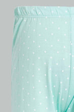 تنزيل الصورة على معرض الصور، Redtag-Mint-Smile-Printed-Polka-Dot-Pyjama-Set-Pyjama-Sets-Infant-Girls-3 to 24 Months