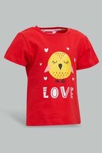 تنزيل الصورة على معرض الصور، Redtag-Baby-Pink-Chick-Print-Pyjama-Set-Pyjama-Sets-Infant-Girls-3 to 24 Months