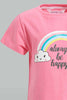 Redtag-Fuchsia-Rainbow-Print-Pyjama-Set-Pyjama-Sets-Infant-Girls-3 to 24 Months