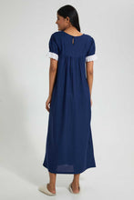 تنزيل الصورة على معرض الصور، Redtag-Navuy-Plain-Nightgown-Nightgowns-Women's-