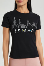 تنزيل الصورة على معرض الصور، Redtag-Black-Friends-Print-T-Shirt-Colour:Black,-Filter:Women's-Clothing,-New-In,-New-In-Women,-Non-Sale,-S22B,-Section:Women,-Women-T-Shirts-Women's-