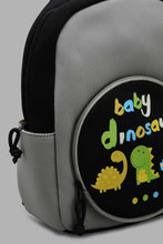 تنزيل الصورة على معرض الصور، Redtag-Grey-And-Black-Character-Printed-Backpack-Backpacks-Boys-
