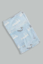 تنزيل الصورة على معرض الصور، Redtag-Blue-Jacquard-Blanket-Baby-Blankets-Baby-0 to 12 Months