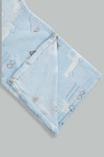 تنزيل الصورة على معرض الصور، Redtag-Blue-Jacquard-Blanket-Baby-Blankets-Baby-0 to 12 Months