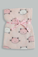 تنزيل الصورة على معرض الصور، Redtag-Pink-Jacquard-Blanket-Baby-Blankets-Baby-0 to 12 Months