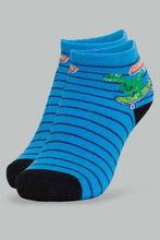 Load image into Gallery viewer, Redtag-Assorted-3Pk-Animal-Ankle-Socks-Ankle-Socks-Boys-2 to 8 Years