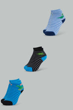 Load image into Gallery viewer, Redtag-Assorted-3Pk-Animal-Ankle-Socks-Ankle-Socks-Boys-2 to 8 Years
