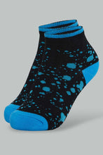 Load image into Gallery viewer, Redtag-Assorted-3Pk-Splat-Ankle-Socks-Ankle-Socks-Boys-2 to 8 Years