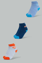 Load image into Gallery viewer, Redtag-Assorted-3-Pk-Gamer-Ankle-Socks-Ankle-Socks-Boys-2 to 8 Years