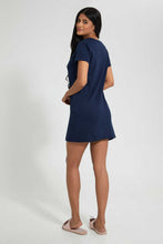 تنزيل الصورة على معرض الصور، Redtag-Navy-Printed-Nightshirt-(2-Pack)-Nightshirts-Women's-