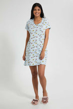 تنزيل الصورة على معرض الصور، Redtag-Navy-Printed-Nightshirt-(2-Pack)-Nightshirts-Women's-