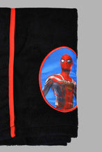 تنزيل الصورة على معرض الصور، Redtag-Blue-Spiderman-Bathrobe-Kids-Bathrobes-Home-Bathroom-