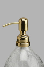 تنزيل الصورة على معرض الصور، Redtag-Gold-Crackle-Glass-Lotion-Dispenser-Lotion-Dispenser-Home-Bathroom-