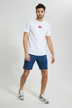 تنزيل الصورة على معرض الصور، Redtag-White-T-Shirt-With-Rubber-Patch-Colour:White,-Filter:Men's-Clothing,-Men-T-Shirts,-New-In,-New-In-Men,-Non-Sale,-S22B,-Section:Men-Men's-