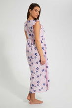 تنزيل الصورة على معرض الصور، Redtag-Pale-Pink-Floral-Printed-Nightgown-Nightgowns-Women's-