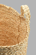 Load image into Gallery viewer, Redtag-Beige-Corn-Husk-Round-Laundry-Hamper-(Large)-Laundry-Hampers-Home-Bathroom-