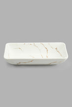 تنزيل الصورة على معرض الصور، Redtag-White-Marble-Pattern-Bowl-With-Wooden-Stand-(3-Piece)-Serving-Bowls-Home-Dining-
