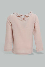 تنزيل الصورة على معرض الصور، Redtag-Gold-Shimmer-Frill-Full-Sleeves-Collar-Blouse-Blouses-Infant-Girls-3 to 24 Months