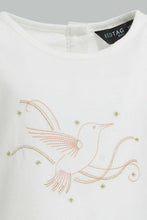 تنزيل الصورة على معرض الصور، Redtag-White-Frill-Sleeveless-T-Shirt-With-Skirt-Sets-Infant-Girls-3 to 24 Months