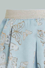 تنزيل الصورة على معرض الصور، Redtag-White-Glitter-Mesh-Top-With-Jacquard-Skirt-Sets-Infant-Girls-3 to 24 Months