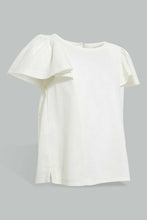 Load image into Gallery viewer, Redtag-Gold-Fluter-Sleeves-Knit-Blouse-Blouses-Infant-Girls-3 to 24 Months