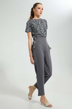 Load image into Gallery viewer, Redtag-Black-T-Shirt-With-Artwork-Graphic-Prints-Women's-