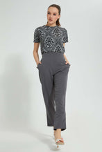 Load image into Gallery viewer, Redtag-Black-T-Shirt-With-Artwork-Graphic-Prints-Women's-