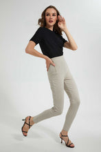 Load image into Gallery viewer, Redtag-Black-Textured-Top-Tops-Women's-